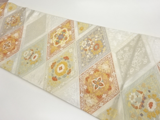 JAPANESE FUKURO OBI / WOVEN BIRDS